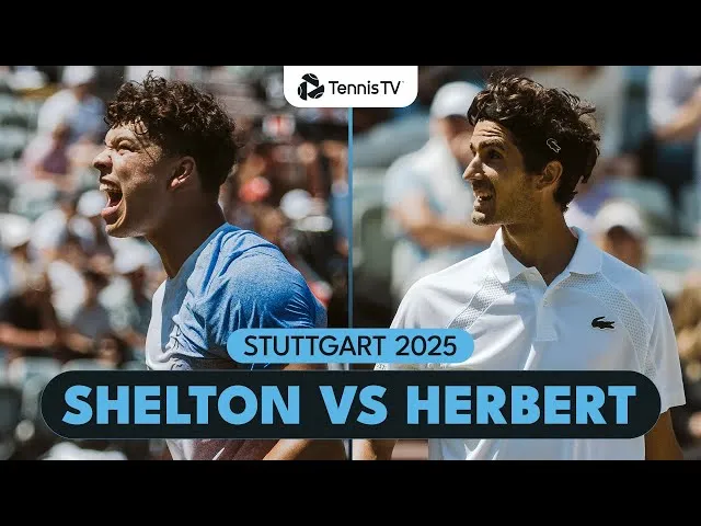 Ben Shelton vs Pierre-Hugues Herbert 🌱 | Destaques de Stuttgart 2025