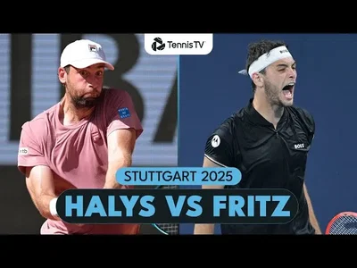 Quentin Halys contre Taylor Fritz | Les temps forts | Stuttgart 2025