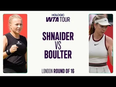 Diana Shnaider contre Katie Boulter | 2025 Londres Huitièmes de finale | Résumé du match WTA