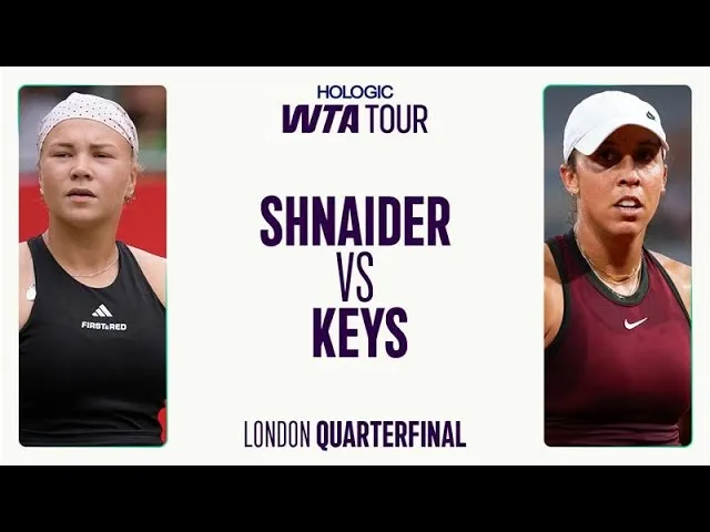 Diana Shnaider contre Madison Keys | Quart de finale 2025 à Londres | Résumé du match WTA