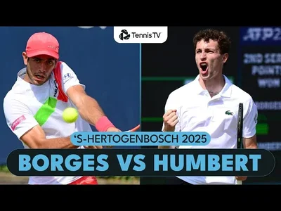 Ugo Humbert contre Nuno Borges ! | 's-Hertogenbosch 2025 Résumé