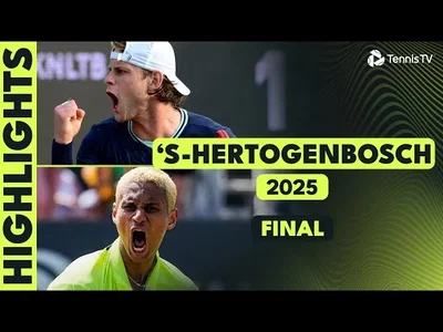 Zizou Bergs contre Gabriel Diallo pour le titre � | Finale de 's-Hertogenbosch 2025 Highlights