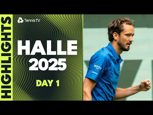 Medvedev møter Altmaier; Tsitsipas, Bublik og flere | Halle 2025 Dag 1 høydepunkter