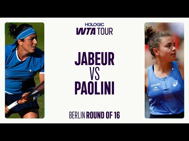 Jasmine Paolini contre Ons Jabeur | Huitièmes de finale Berlin 2025 | Résumé WTA