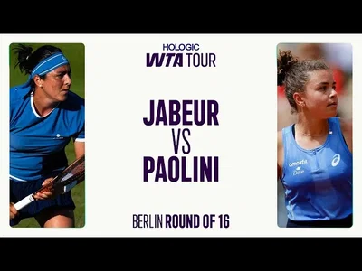 Jasmine Paolini contre Ons Jabeur | Huitièmes de finale Berlin 2025 | Résumé WTA