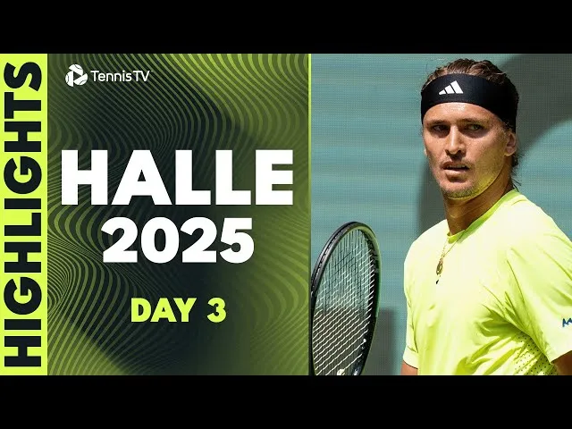 Zverev Returns To Halle; Medvedev & Tsitsipas Also In Action | Halle 2025 Day 3 Highlights