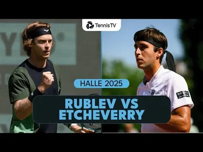 Andrey Rublev contre Tomas Martin Etcheverry Résumé | Halle 2025
