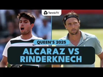 Carlos Alcaraz vs Arthur Rinderknech | Principaux Moments | Queen's 2025
