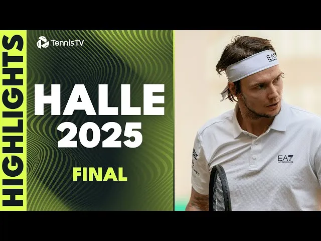 Daniil Medvedev vs Alexander Bublik Şampiyonluk İçin | Halle 2025 Final Özetleri