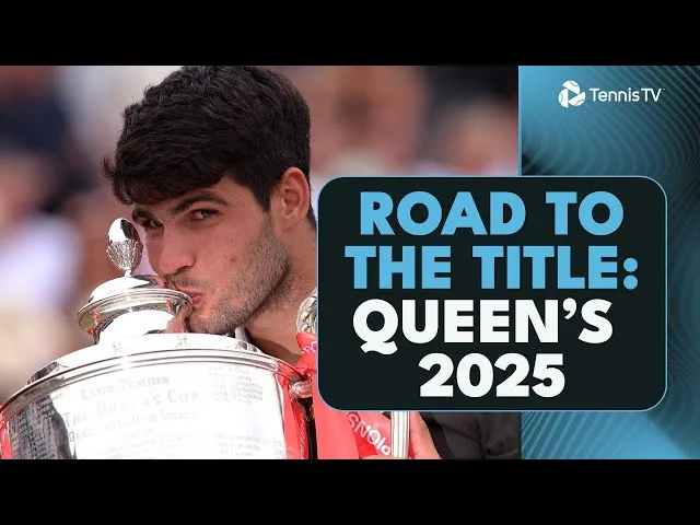 Carlos Alcaraz: Queen's 2025 Şampiyonluğuna Giderken En İyi Vuruşlar 🏆