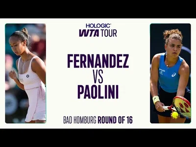 Leylah Fernandez vs. Jasmine Paolini | Bad Homburg 2025 Huitièmes de finale | Résumé du match WTA