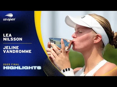 Faits marquants de la victoire de Lea Nilsson face à Jeline Vandromme en finale de l'US Open Junior 2025