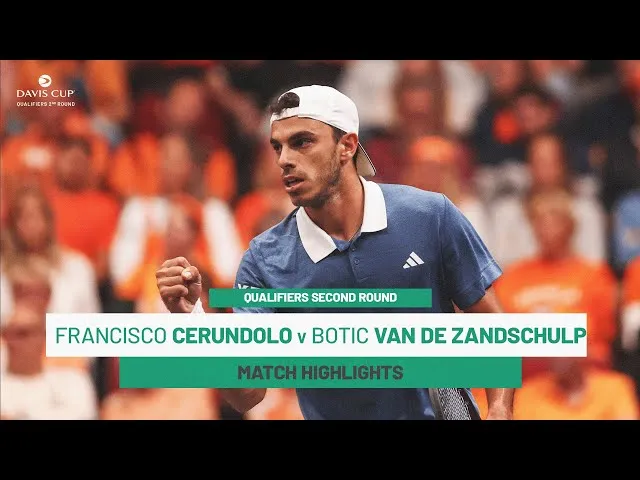 Regardez les temps forts de Van De Zandschulp contre Cerundolo dans Pays-Bas contre Argentine Qualifications de la Coupe Davis 2025