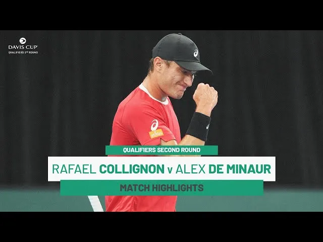 Regardez les temps forts de De Minaur contre Collignon au deuxième tour des qualifications de la Coupe Davis 2025 Australie contre Belgique