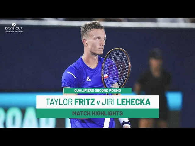 Regardez les temps forts de Fritz contre Lehecka lors des qualifications de la Coupe Davis 2025, deuxième tour, où les États-Unis affrontent la Tchéquie.
