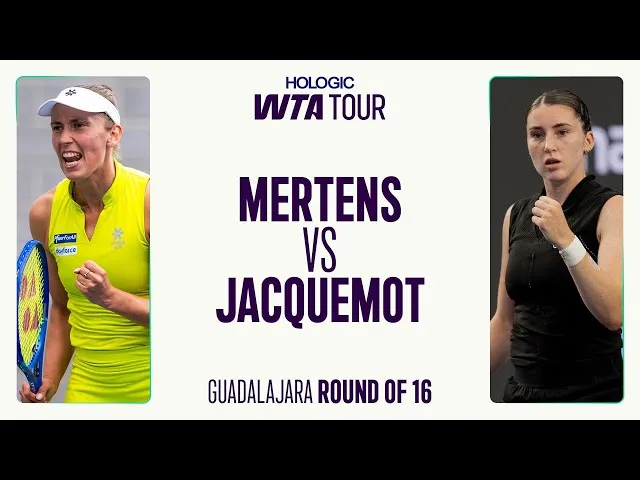 Regardez les meilleurs moments de la victoire de Jacquemot contre Mertens lors du deuxième tour à Guadalajara.