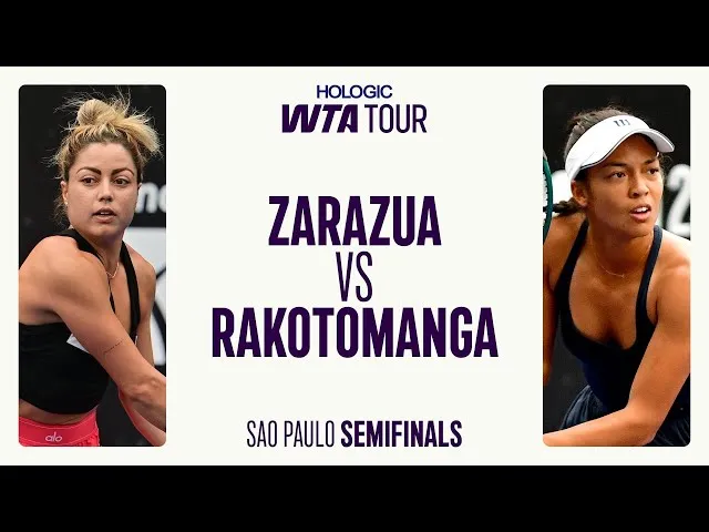 Regardez les meilleurs moments de la victoire de Rakotomanga sur Zarazua en demi-finales à São Paulo.