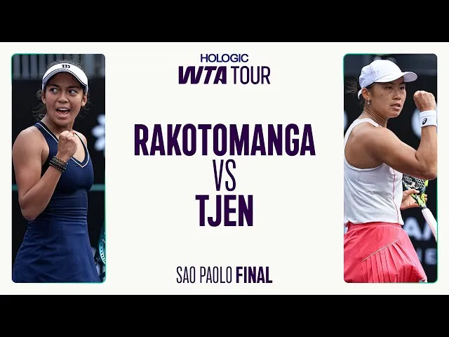 Regardez les meilleurs moments de la victoire de Rakotomanga sur Tjen en finale à São Paulo.