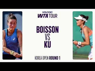 Regardez les temps forts de la victoire de Boisson sur Ku au premier tour à Séoul.