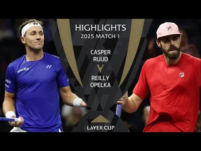 Regardez comment Ruud a vaincu Opelka dans le Match 1 de la Laver Cup 2025 à San Francisco.