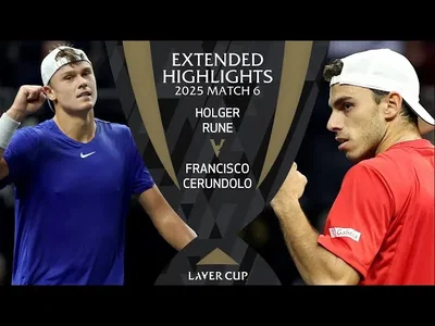 Regardez comment Cerundolo a vaincu Rune — Tactiquement et Mentalement — dans le Match 6 de la Laver Cup 2025 à San Francisco