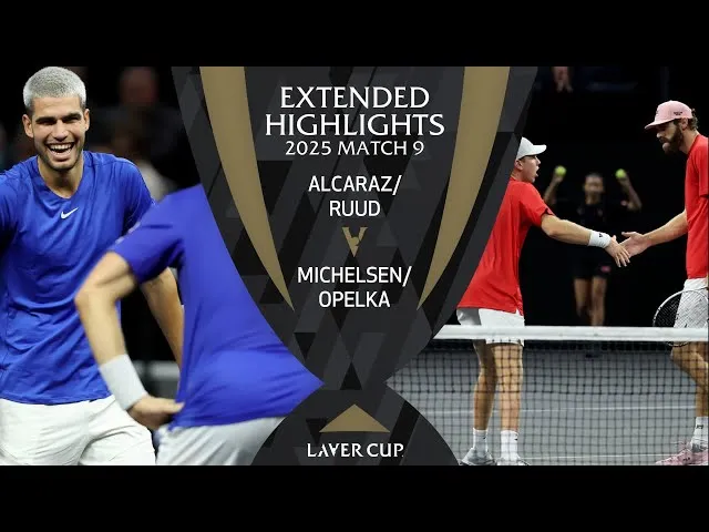 Regardez comment Alcaraz et Ruud ont maintenu l'équipe Europe en vie lors du match 9 contre Opelka et Michelsen – Laver Cup 2025, San Francisco