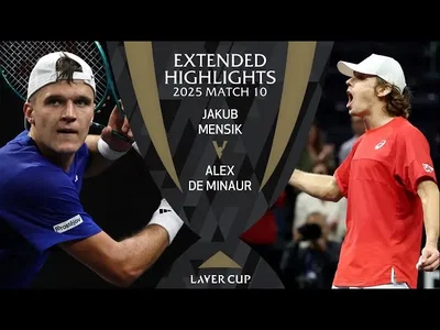 Regardez comment De Minaur a battu Mensik lors du match 10 et a offert un avantage décisif à l’Équipe Monde à la Laver Cup 2025 à San Francisco