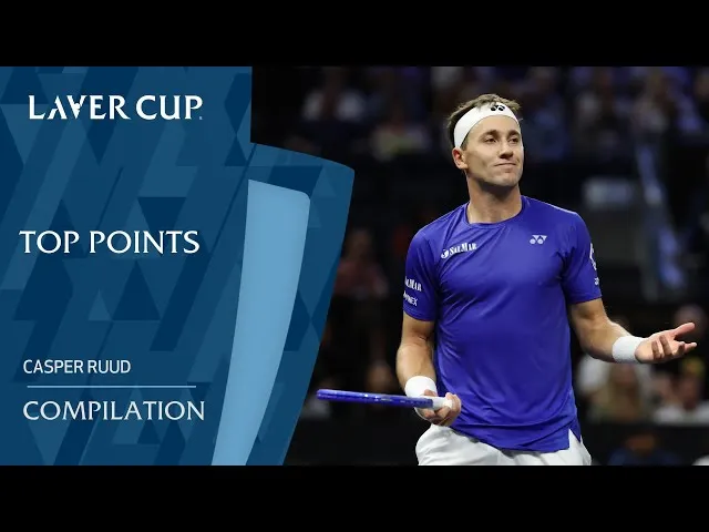 Casper Ruud en Action – Ses Meilleurs Points de la Laver Cup 2025