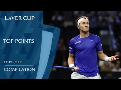 Casper Ruud en Action – Ses Meilleurs Points de la Laver Cup 2025