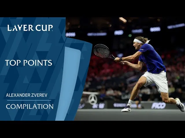 Zverev en action ! Regardez ses meilleurs points à la Laver Cup 2025
