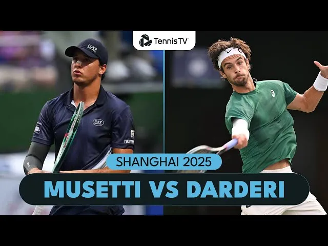 Lorenzo Musetti contre Luciano Darderi : les temps forts du match 💥 | Shanghai 2025 Résumé