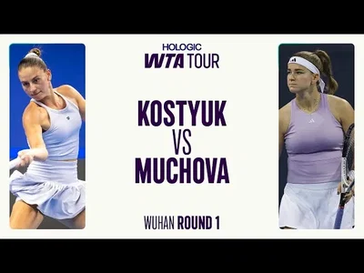 Marta Kostyuk vs. Karolina Muchova | 1er tour Wuhan 2025 | Résumé du match WTA