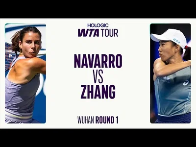 Emma Navarro contre Shuai Zhang | 1er tour Wuhan 2025 | Résumé du match WTA