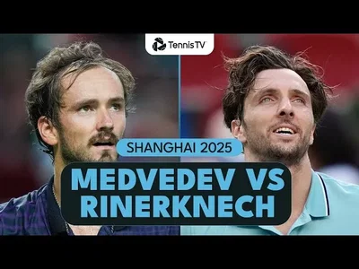 Daniil Medvedev vs Arthur Rinderknech Match Dramatique | Shanghai 2025 Résumé