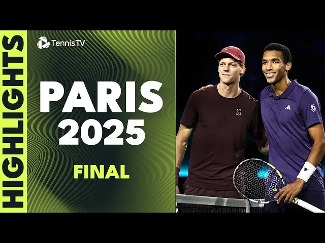 Sinner Domine : Revivez Sa Victoire Contre Auger-Aliassime en Finale du Masters 1000 de Paris