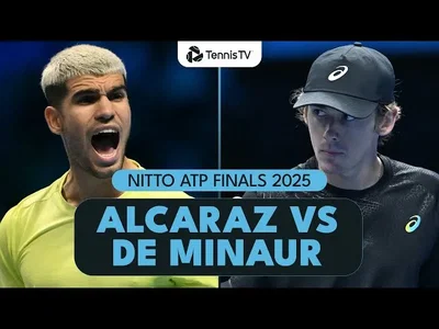 Alcaraz trop fort pour De Minaur en phase de groupes de l'ATP Finals 2025 – Groupe Connors
