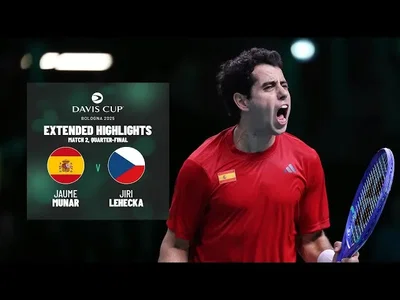 Munar remporte sa première victoire EN SIMPLE de Coupe Davis pour égaliser pour l'Espagne contre la Tchéquie à Bologne