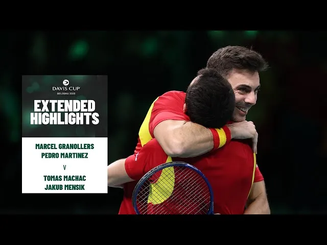 Regardez cette MASTERCLASS de Tiebreak de l'équipe de double espagnole contre la Tchéquie en quart de finale de la Coupe Davis 2025
