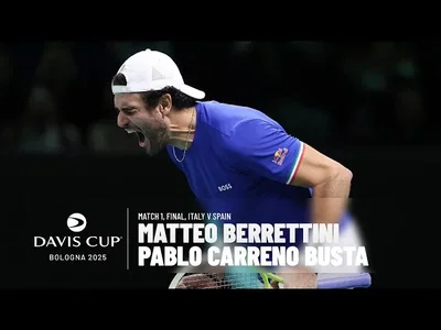 Comment Berrettini a préparé le terrain pour l'Italie en finale de la Coupe Davis contre Carreño Busta et l'Espagne