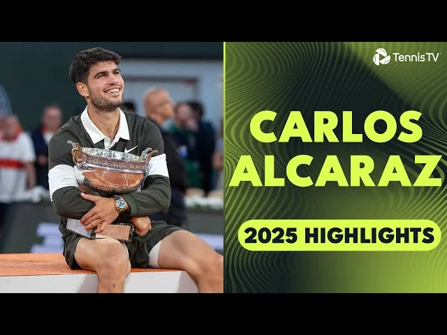Alcaraz plus fort que jamais ? Voici les temps forts de sa saison 2025