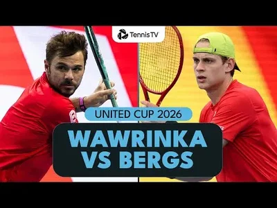 Zizou Bergs bat Stan Wawrinka à l'United Cup 2026 – Demi-finale