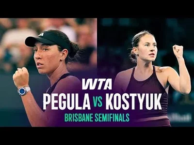 Kostyuk bat Pegula à l'International de Brisbane 2026 – Demi-finale