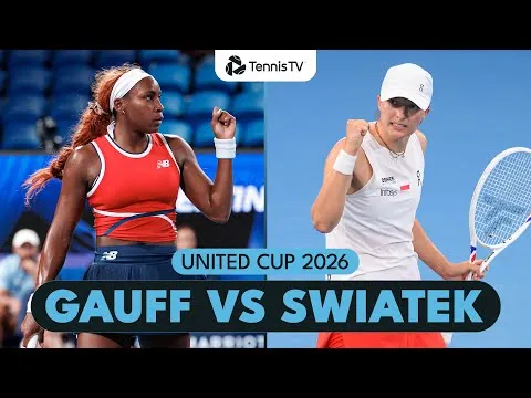 Cori Gauff bat Iga Swiatek à l'United Cup 2026 – Demi-finale