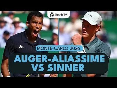 Sinner bat Auger-Aliassime à Monte-Carlo 2026 – Quart de finale