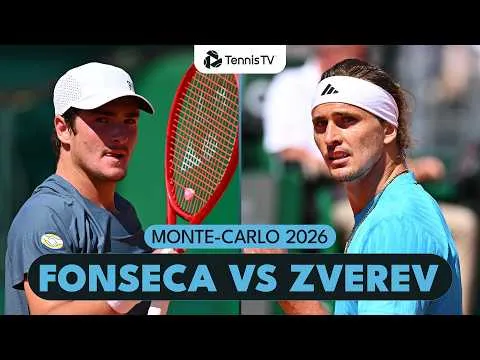 Alexander Zverev bat Joao Fonseca à Monte-Carlo 2026 – Quart de finale