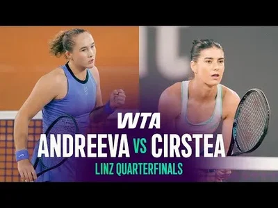 Mirra Andreeva bat Sorana Cirstea à Linz 2026 – Quart de finale