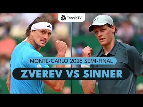 Jannik Sinner bat Alexander Zverev à Monte-Carlo 2026 – Demi-finale
