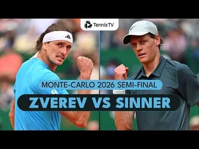 Jannik Sinner bat Alexander Zverev à Monte-Carlo 2026 – Demi-finale