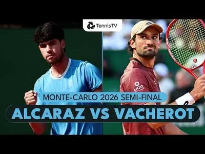 Alcaraz bat Vacherot à Monte-Carlo 2026 – Demi-finale