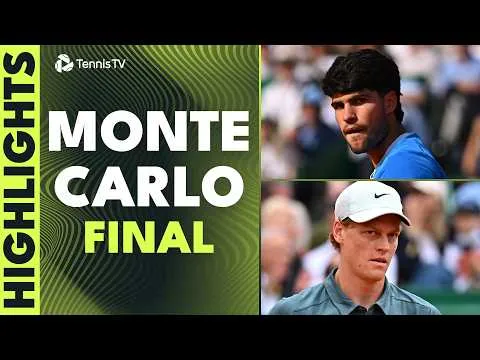 Jannik Sinner bat Carlos Alcaraz à Monte-Carlo 2026 – Finale